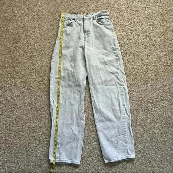 PULL & BEAR By SADIE SINK JEANS Wide Leg Limited Edition Women Size EUR 36 USA 4 - Picture 7 of 16